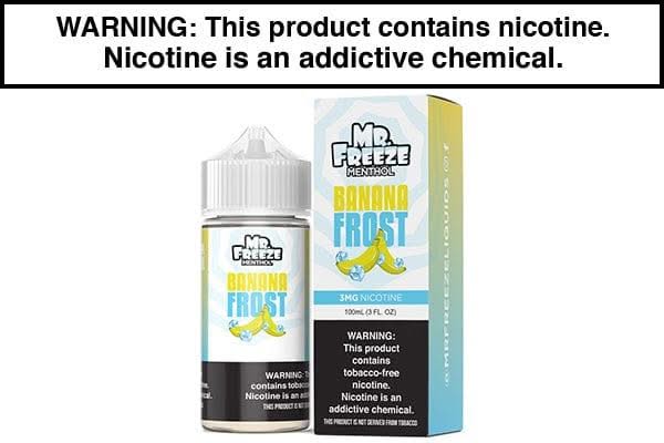 BANANA FROST BY MR. FREEZE 100ML - Vapejuices