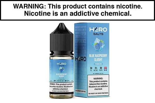 BLUE RASPBERRY SLUSHY FREEZE BY HERO SALTS 30ML - Vapejuices