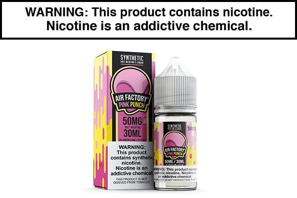 Pink Punch by Air Factory Synthetic Salt - 30ML - Vapejuices