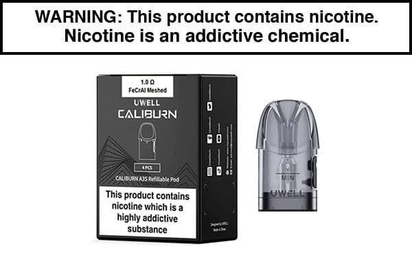 Uwell Caliburn A3S Replacement Pods - $5.75 - Vapejuices