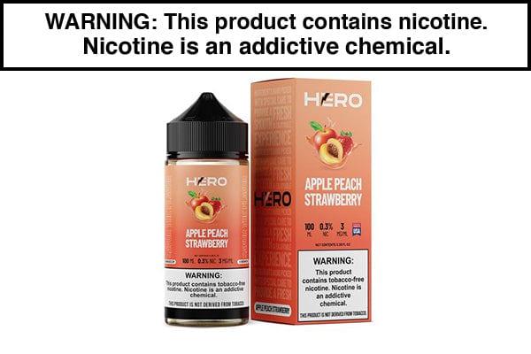 APPLE PEACH STRAWBERRY BY HERO 100ML - Vapejuices