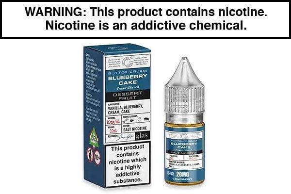 Blueberry Cake by Glas Basix Nic Salts 30ML - $6 - Vapejuices