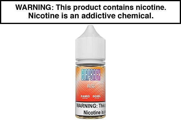 BLISS BY CLAP BACK SALTS 30ML - Vapejuices