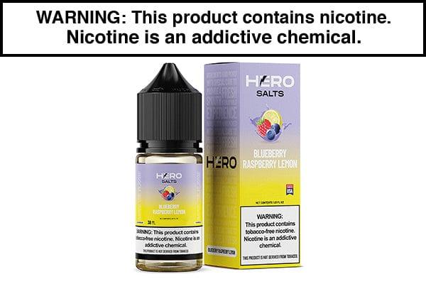 BLUEBERRY RASPBERY LEMON BY HERO SALTS 30ML - Vapejuices