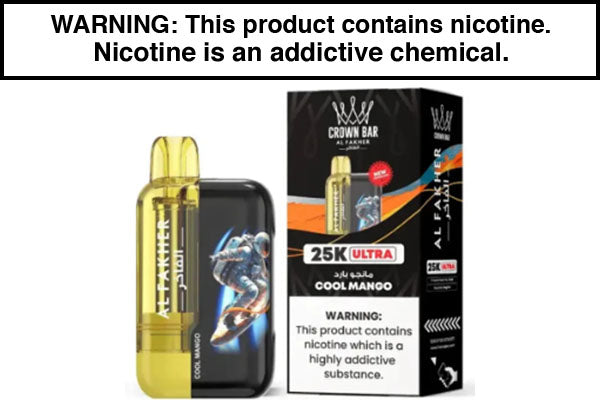 CROWN BAR ULTRA 25K DISPOSABLE VAPE - 25,000 PUFFS - Vapejuices