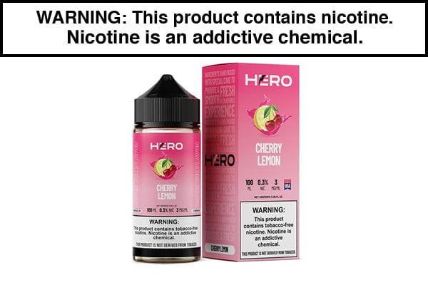 CHERRY LEMON BY HERO 100ML - Vapejuices