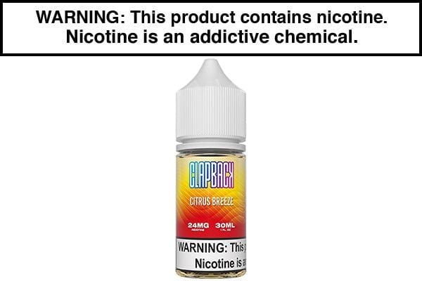 CITRUS BREEZE BY CLAP BACK SALTS 30ML - Vapejuices