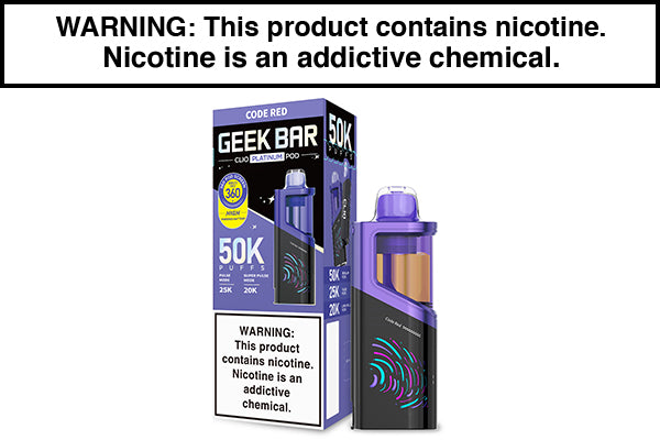 GEEK BAR CLIO PLATINUM DISPOSABLE VAPE PODS 50,000 PUFFS - $8.5 - Vapejuices
