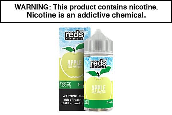 Gold Kiwi Apple Iced by Reds E Juice - 100ML - Vapejuices