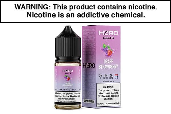 GRAPE STRAWBERRY BY HERO SALTS 30ML - Vapejuices