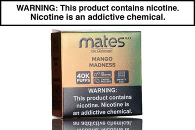 7 DAZE CLICKMATE MATES MAX RECHARGE 2% NIC DISPOSABLE POD