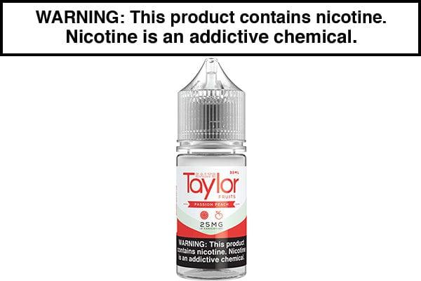 PASSION PEACH BY TAYLOR SALTS 30ML - Vapejuices