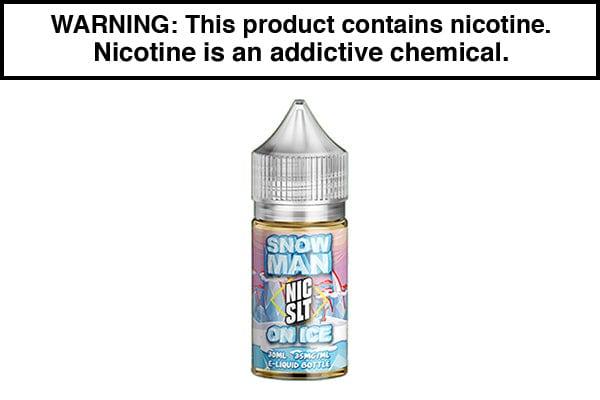 SNOW MAN ON ICE BY JUICE MAN SALTS 30ML - Vapejuices