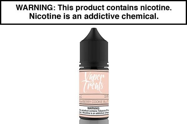 STRAWBERRY COOKIE BUTTER BY VAPER TREATS SALT 30ML - Vapejuices