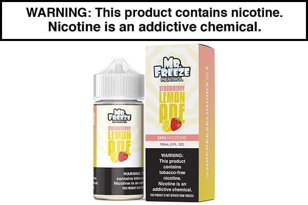 STRAWBERRY LEMONADE BY MR. FREEZE 100ML - Vapejuices