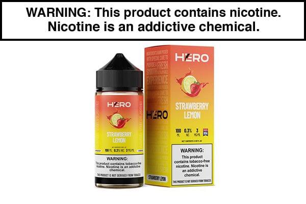 STRAWBERRY LEMON BY HERO 100ML - Vapejuices
