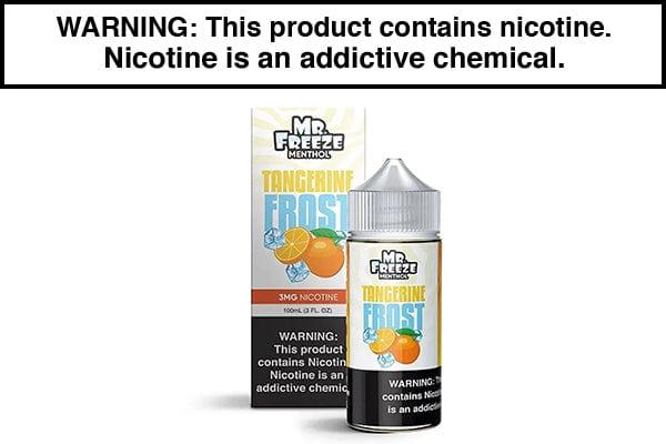 TANGERINE FROST BY MR. FREEZE 100ML - Vapejuices