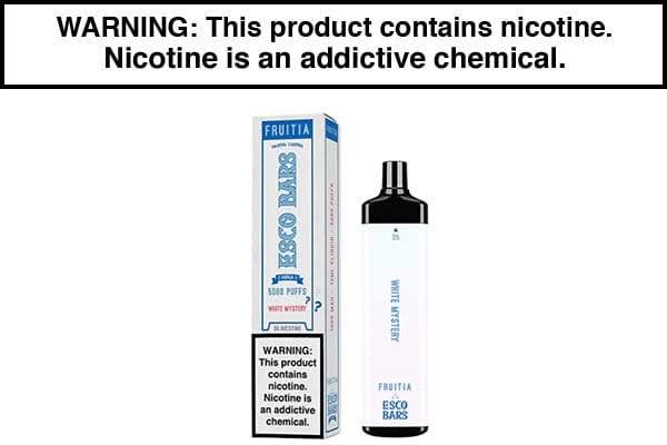 Fruitia X ESCO Bars Mega 5000 Puff Disposable - $6.75 - Vapejuices