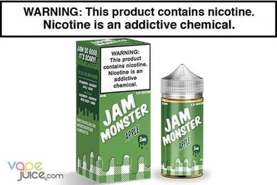 Apple - Jam Monster Synthetic Nicotine 100ML - Vapejuices