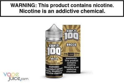 Bacco by Keep It 100 - 100ML - Vapejuices