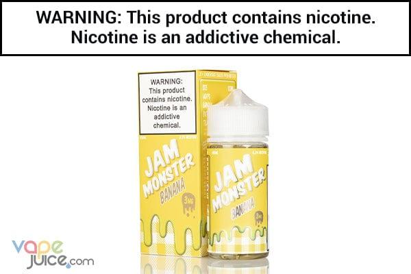 Banana by Jam Monster Synthetic - 100ML - Vapejuices