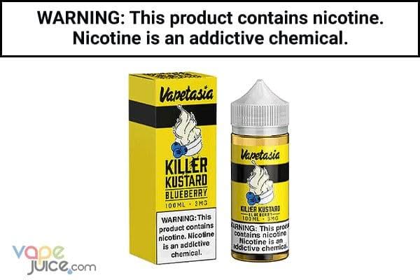Blueberry Killer Kustard by Vapetasia - 60ML/100ML - Vapejuices