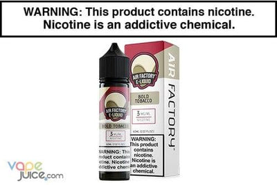 Bold Tobacco by Air Factory - 60ml - Vapejuices