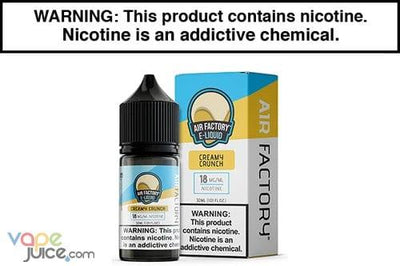 Creamy Crunch by Air Factory Salt - 30ML - Vapejuices