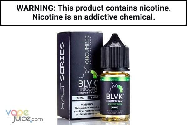 CUCUMBER BY BLVK UNICORN NICOTINE SALT 30ML - Vapejuices