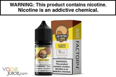 Custard Tobacco by Air Factory Salt - 30ML - Vapejuices
