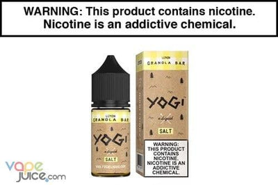 LEMON GRANOLA BAR BY YOGI E LIQUID SALT 30ML - Vapejuices