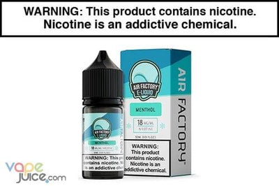 Menthol by Air Factory Salt - 30ML - Vapejuices