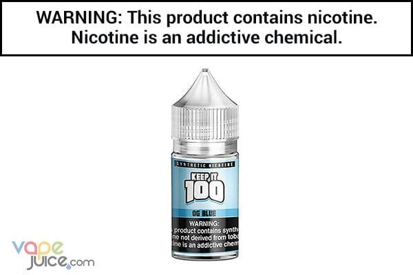 OG BLUE BY KEEP IT 100 SALT 30ML - Vapejuices