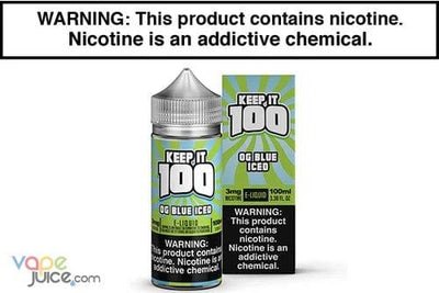 OG Blue Iced by Keep It 100 - 100ML - Vapejuices