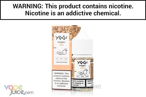 Peach Ice by Yogi Delights Salt - 30ML - Vapejuices