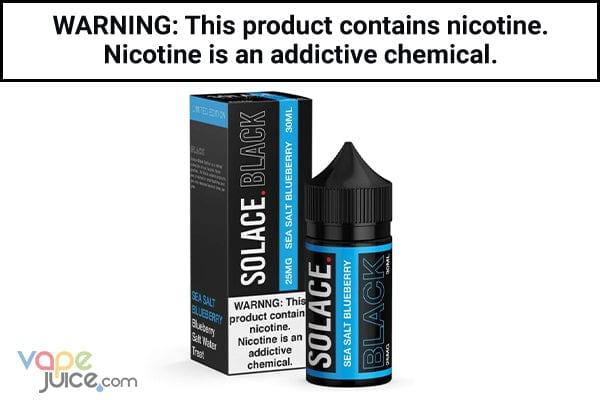 SEA SALT BLUEBERRY BY SOLACE NICOTINE SALT 30ML - Vapejuices