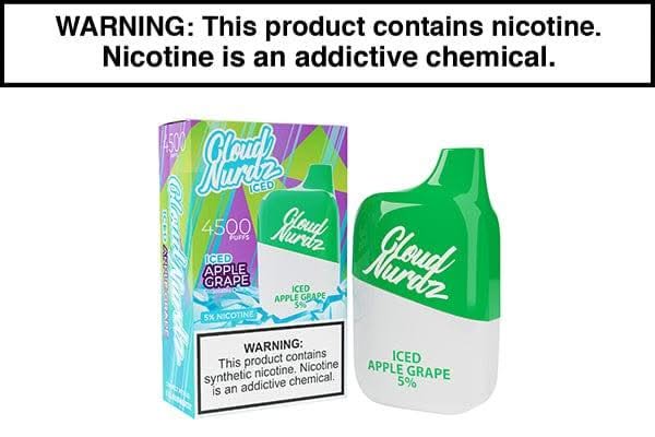 Cloud Nurdz 4500 Puff 5% Disposable Vape - $5 - Vapejuices
