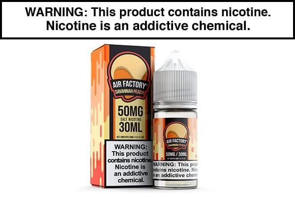 Savannah Peach by Air Factory Salt - 30ML - Vapejuices