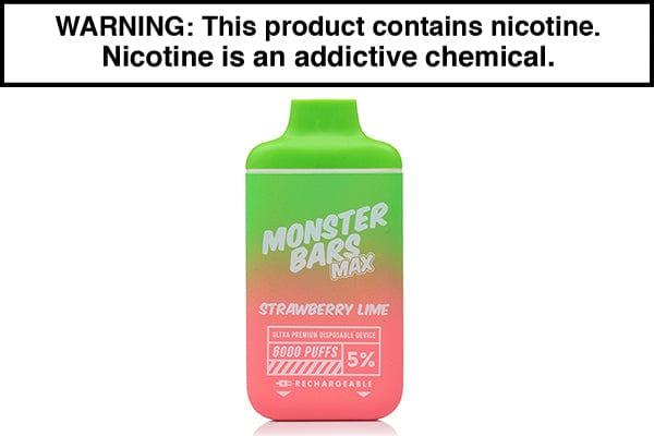 Monster Bar MAX 6000 Puff Disposable Vape - 5% - Vapejuices
